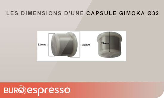 Les dimensions de la capsule Gimoka